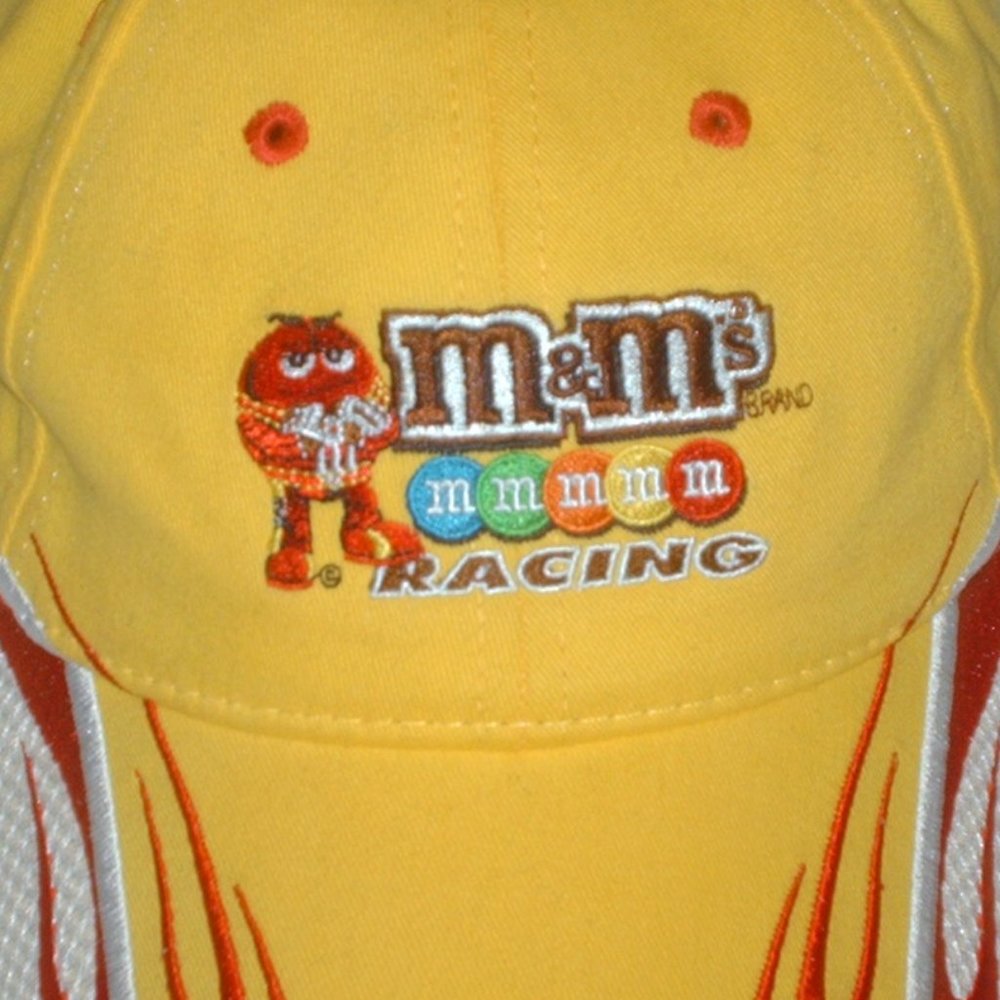 M&Ms NASCAR Racing #18 hat - Picture 5 of 7